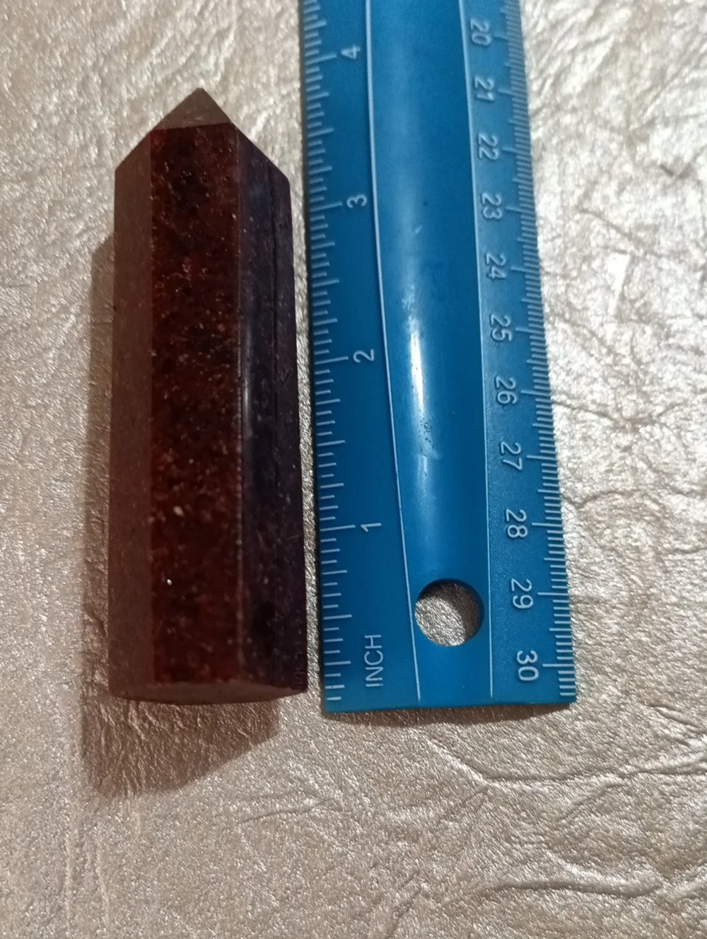 Crystal Point Tower Strawberry Quartz
